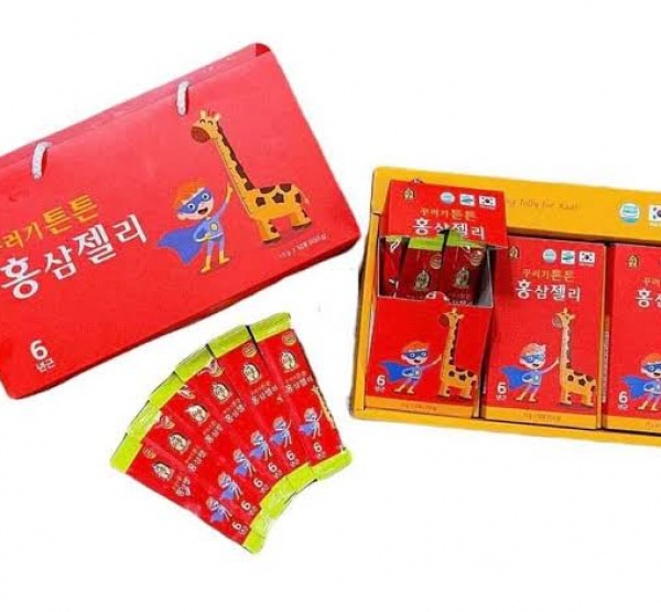 Thạch Hồng Sâm Baby Gream Hươu Cao Cổ Hàn Quốc – Hỗ Trợ Tăng Cường Sức Khỏe Cho Trẻ